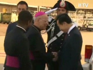 이 대통령, G8 확대정상회의 참석