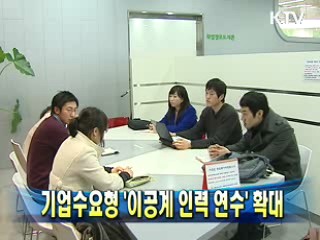 기업수요형 '이공계 인력 연수'확대