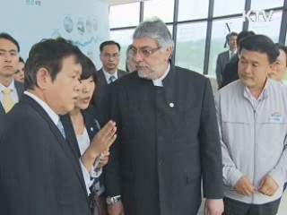 파라과이 대통령 "4대강, 미래비전 사업"