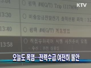 오늘도 폭염…전력수급 여전히 불안