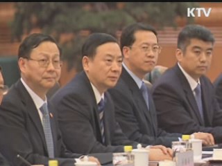 中 "한반도 평화통일 지지"···'전략 소통 강화'