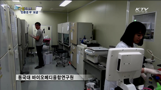 황토 활용 친환경 무 개발, 농가에 보급