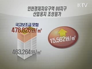 감사원 "경제자유구역 토지 조성원가 과다 산정"