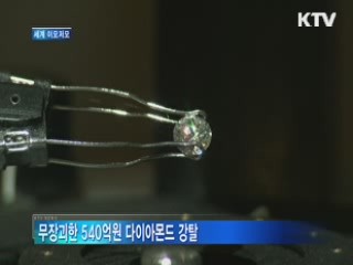 무장괴한에 털린 540억원 다이아몬드