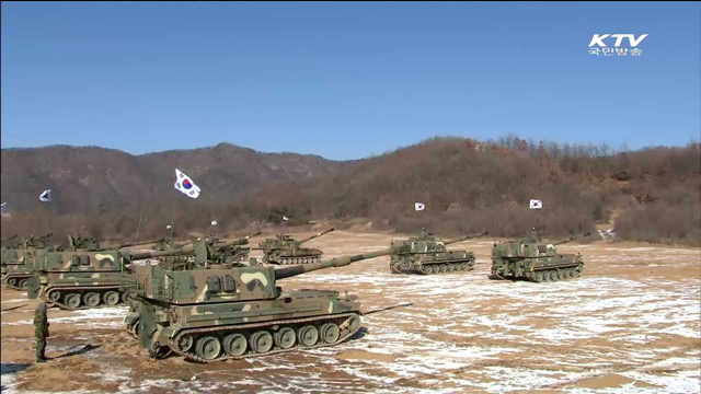 군, 새해 맞아 대규모 입체적 합동훈련