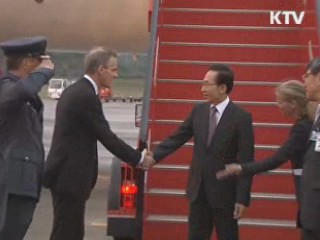 이 대통령, 노르웨이 도착···오슬로 대학 연설