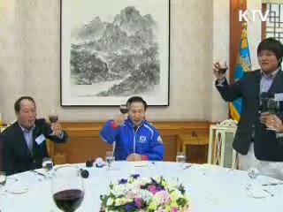 이 대통령 "야구대표팀, 정말 잘 싸웠다"