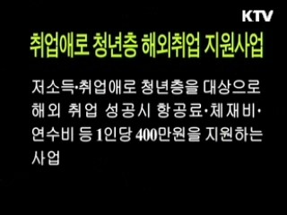 취업애로 청년층 해외취업 지원사업