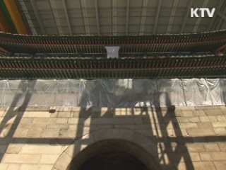 숭례문 복원 막바지···내년 2월 공개