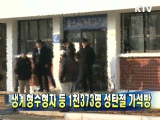 생계형수형자 등 1천373명 성탄절 가석방