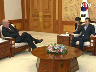 이 대통령, 페루, 아르헨 외교장관 접견