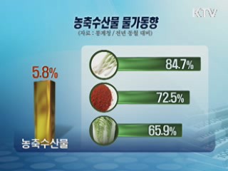 지난달 물가 2.2% 상승···넉 달째 안정세
