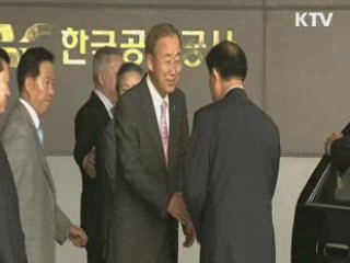 반기문 UN사무총장, 내달 휴가차 방한