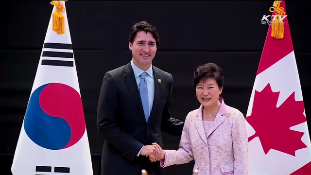 '정상외교'…캐나다·필리핀 정상과 양자회담