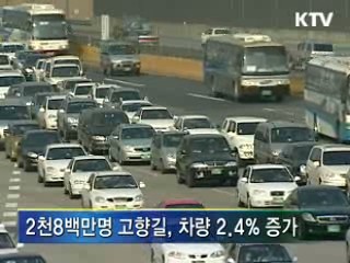 귀성·귀경길 특별교통대책 시행