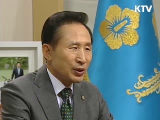 이 대통령 "대운하, 임기내 추진하지 않겠다"