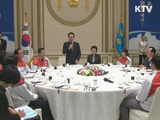 이 대통령 "장애인 체육환경 조성에 힘쓸 것"