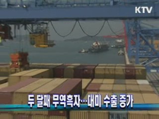두 달째 무역흑자…대미 수출 증가