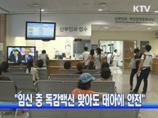 "임신 중 독감백신 맞아도 태아에 안전"