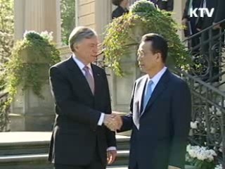 한 총리, 하노버박람회 '녹색협력' 제안