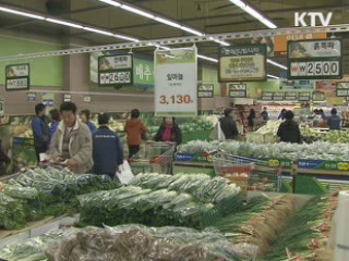 한파·폭설 등 여파, 물가 3%대 상승