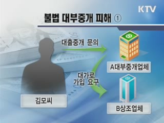 불법 대부중개 신종수법 '조심'