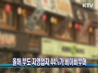 올해 부도 자영업자 44%가 베이비부머
