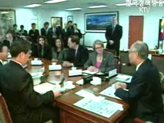 미 교육부장관 총장단 교육부 방문