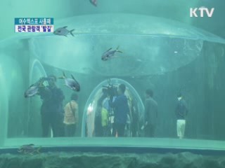 빗 속에도 전국 관람객 발길 이어져