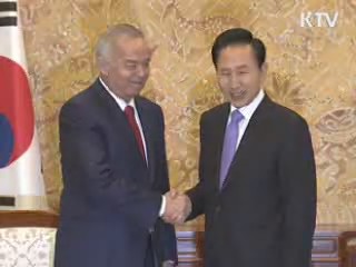 카리모프 우즈베키스탄 대통령 오늘 방한