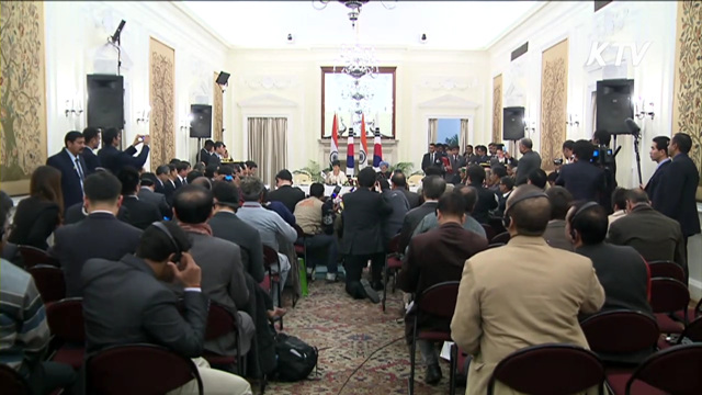 '코리아세일즈' 주력…인도·스위스 순방