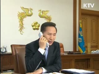 이 대통령, 야구대표팀에 축전·격려