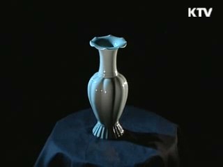 청자 참외모양 병 [한국의 유물]