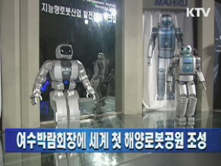 여수박람회장에 세계 첫 해양로봇공원 조성