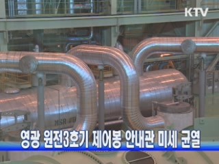 영광 원전3호기 제어봉 안내관 미세 균열