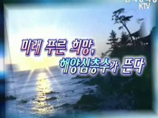 미래 푸른 희망, 해양 심층수가 뜬다