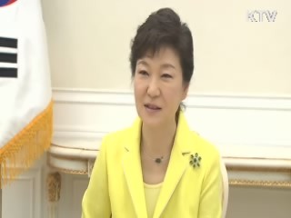 박 대통령, 마우러 국제적십자위원회 총재 접견