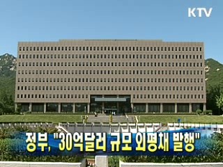 정부 "30억달러 규모 외평채 발행" 