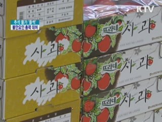 추석 물가 '들썩'···불안요인 총력 대처