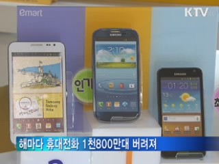 '자원의 보고' 폐휴대전화 40%만 재활용