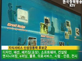 지식서비스 신성장동력 후보군 선정 