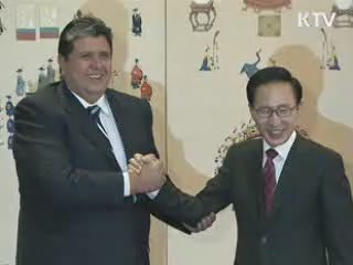 한-페루 정상 "FTA 가서명·자원협력"