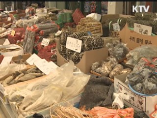 설 제수용품, 시장이 마트보다 20% 저렴