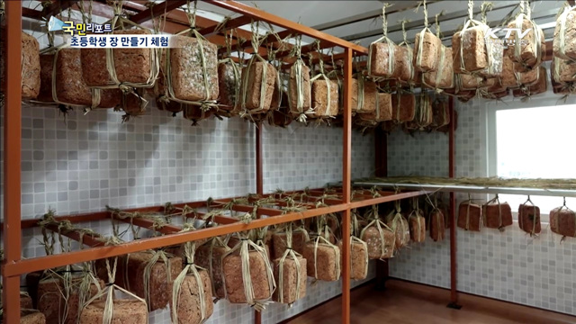 초등학교 옥상의 장독대…발효식품 체험장