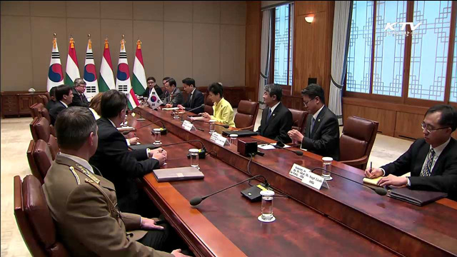 박 대통령, 헝가리·에티오피아와 잇따라 정상회담