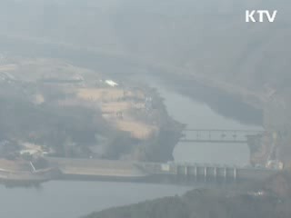 금강 금남보 공사 차질없이 진행중