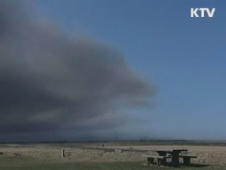 23~27일 화산영향 기류, 한반도 통과