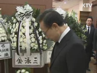 이 대통령, 애국지사 故 안춘생 선생 조문