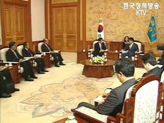 노무현 대통령, 인니 외무장관 접견 지진피해 위로