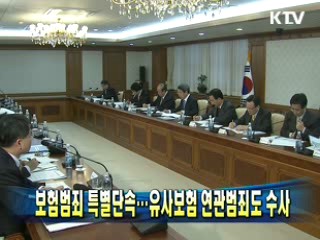 보험범죄 특별단속…유사보험 연관범죄도 수사